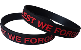Embossed-Printed Wristbands