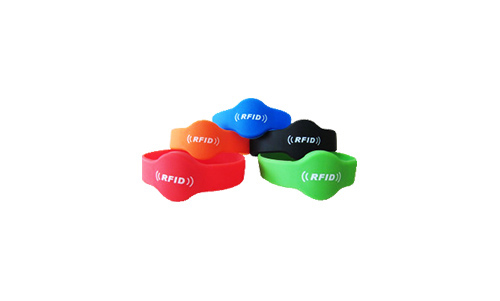 Displayed Image RFID Silicone Wristbands Non-adjustable