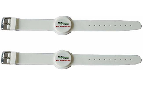 Displayed Image RFID Silicone Wristbands Adjustable (Watch Type bands)