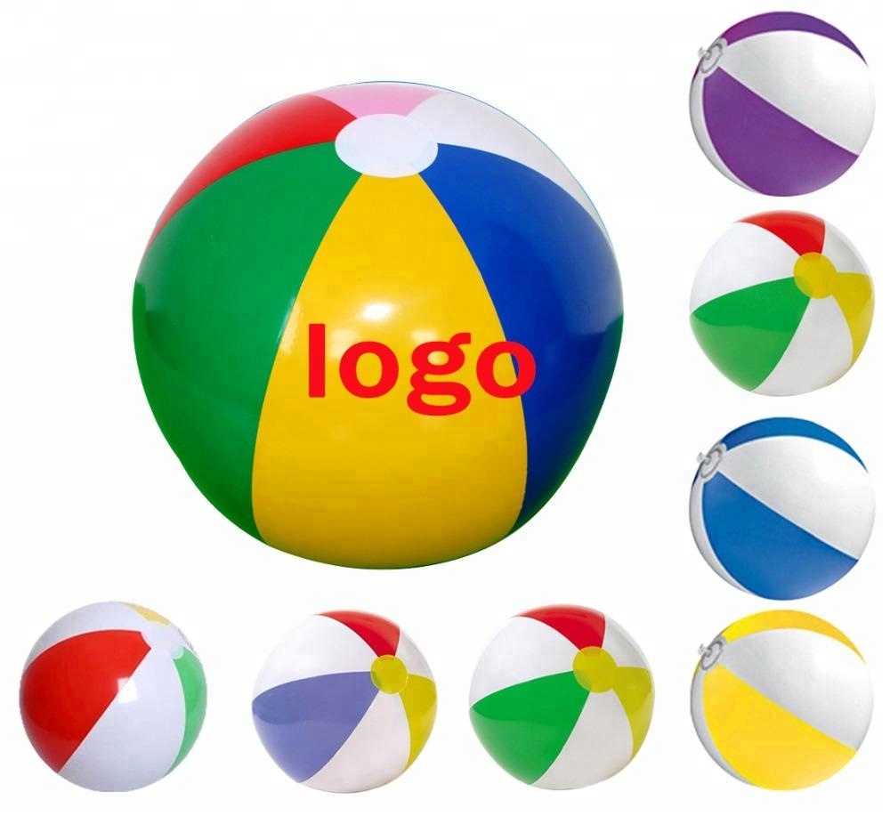 Displayed Image 16 inch PVC Inflatable Beach Balls