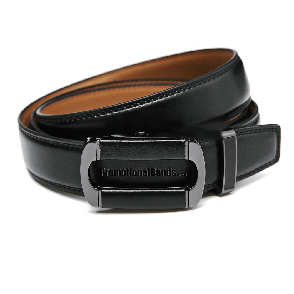 Displayed Image Men's Genuine Leather Belt