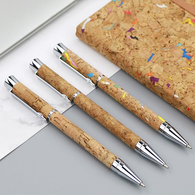 Displayed Image Wooden Design Ballpoint Pen