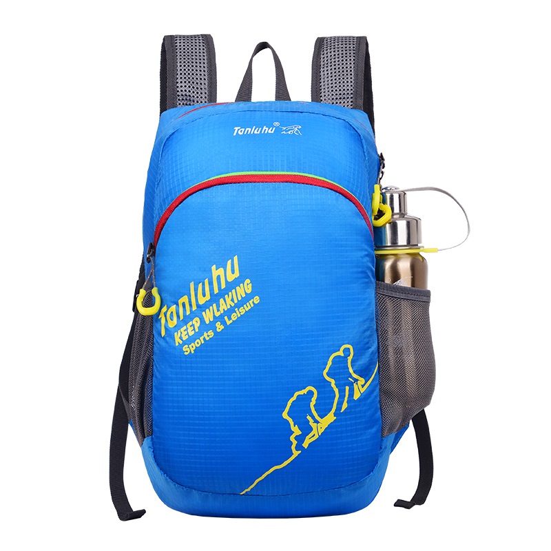 Displayed Image Lightweight School and Travel Foldable Backpack