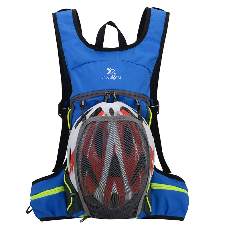 Displayed Image Foldable Cycling Backpack with Helmet Net Pouch