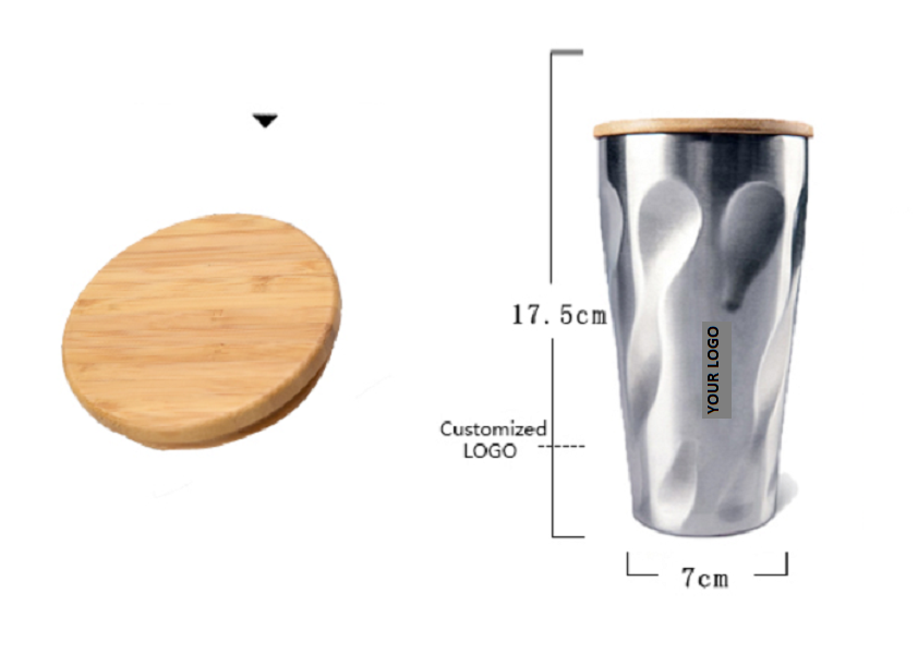 Displayed Image Stainless Steel Coffee Tumbler/Mug 15 oz