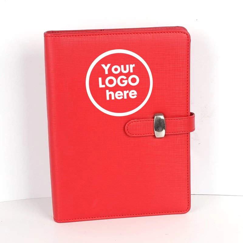 Displayed Image Soft PU Leather Binder Notebook