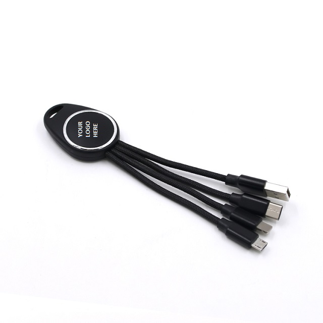 Displayed Image 3 In 1 LED Charging Cable