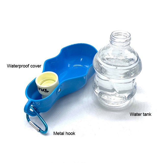 Displayed Image Portable Pet Water Bottle 8oz