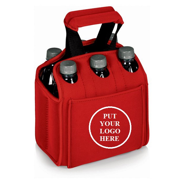 Displayed Image Neoprene 6 Bottle and Can Cooler