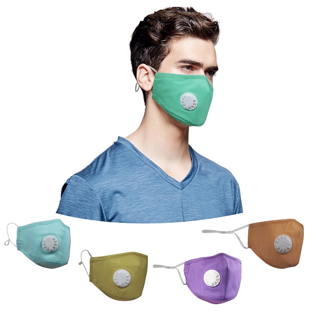 Displayed Image Anti-Pollution Mask with Air Valve