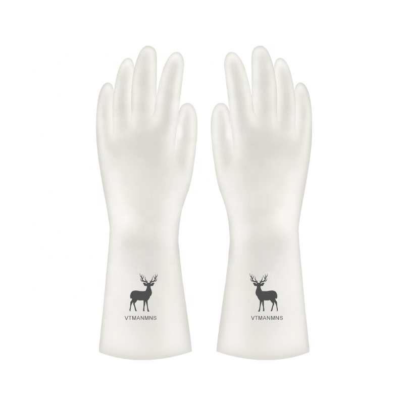 Displayed Image Household Latex Gloves
