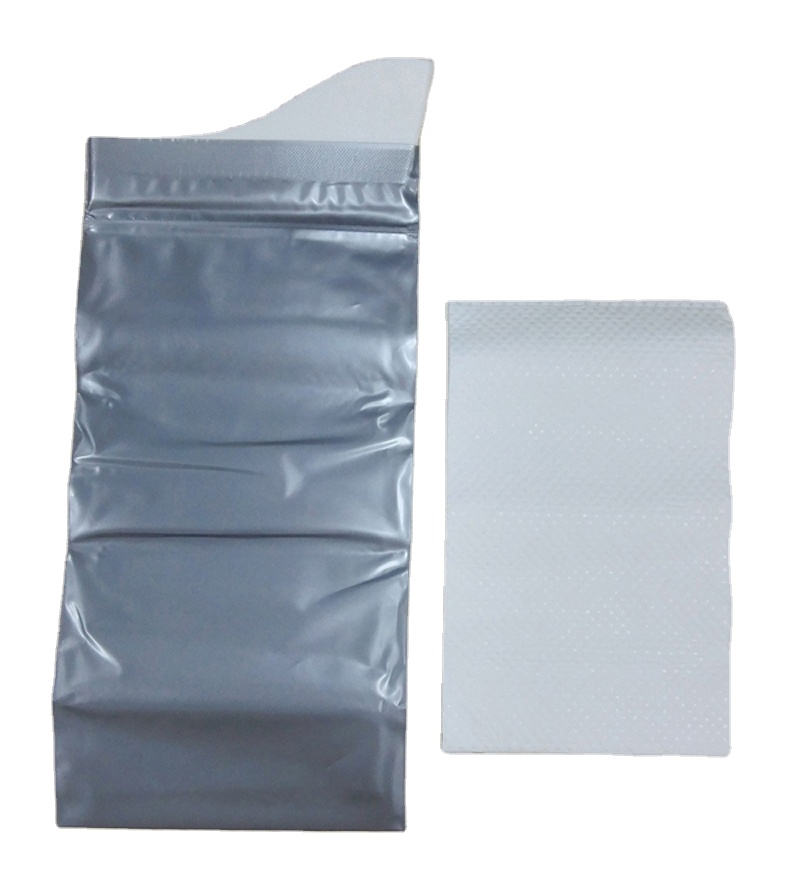 Displayed Image Disposable Gray Color Urine Bag