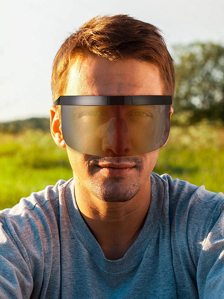 Displayed Image Face Shield Goggles