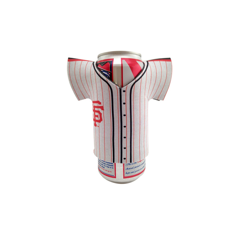 Displayed Image Jersey Neoprene Can and Bottle Holder