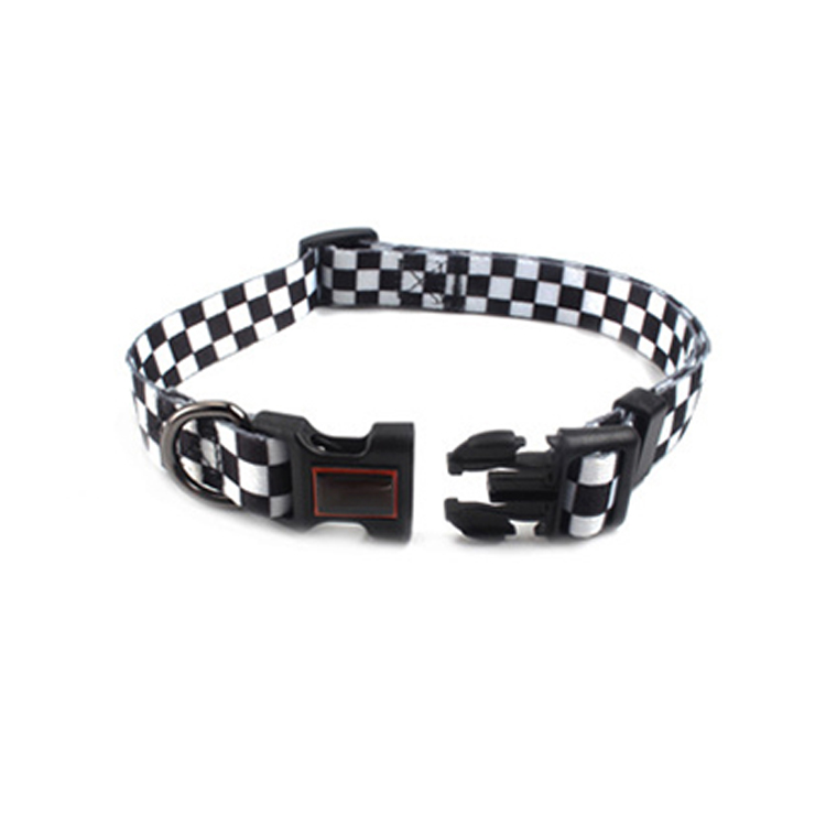 Displayed Image Nylon Dog Collar Band Loops