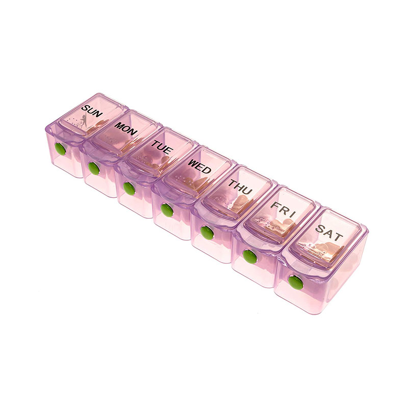 Displayed Image 7-Day Medicine Reminder Pill Box