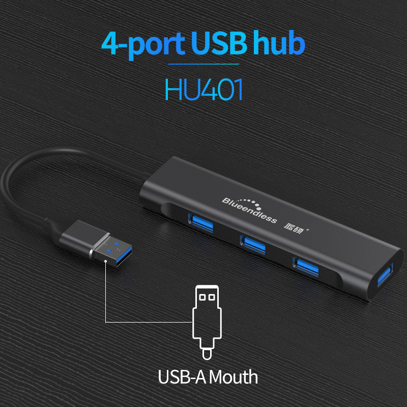 Displayed Image 4-Port USB Hub