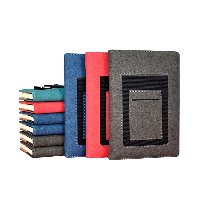 Displayed Image Notebook with Card Holder