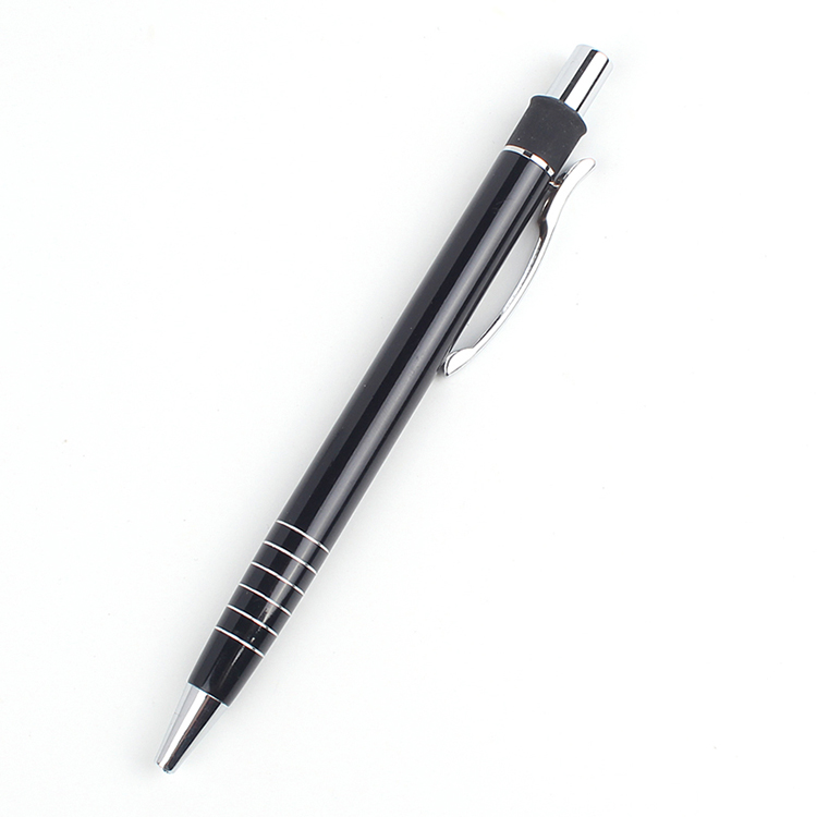 Displayed Image Metal Grip Ballpoint Pen