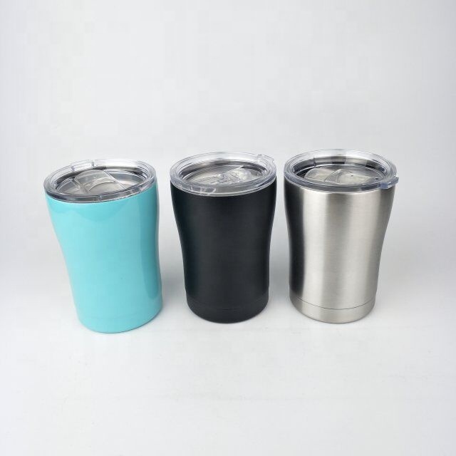 Displayed Image 10 oz Stainless Steel Low Ball Tumbler with Lid