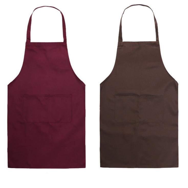 Displayed Image Cotton Canvas Apron Full Length